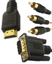 HDMI to VGA RCA Cables