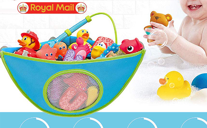 Kids Baby Bag Corner Bath Toy Tidy Organiser Adjustable Tub Pouch Holder Storage